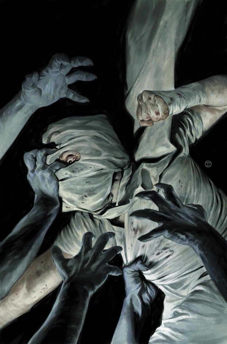 My variant cover for Moonknight #2. Written by @JeffLemire with interior art by the amazing Greg Smallwood.