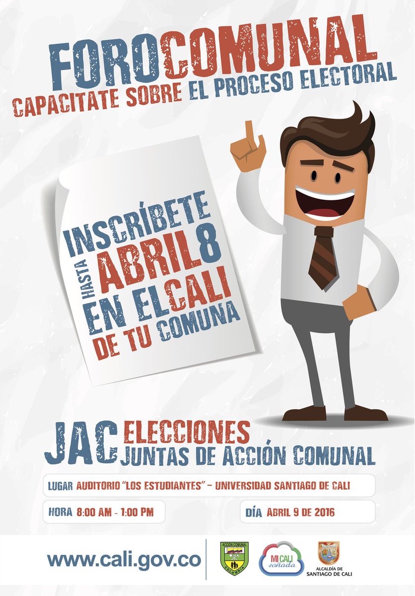 BienestarSociaI's tweet photo. Este 9 de abril conoce el ABC d las próximas elecciones de JAC #ForoComunal @Alcaldiadecali @Esaudu @TwiterosCali https://t.co/ehp7VIwfEe