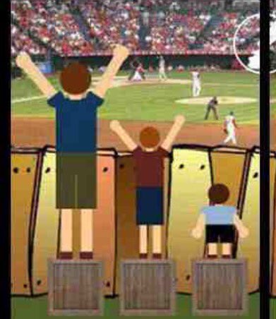 delatorre145's tweet photo. @SociologyTheory equality of opportunity... You get the same, everyone thrives... Right? #soc002 https://t.co/BqQH3EEIDO