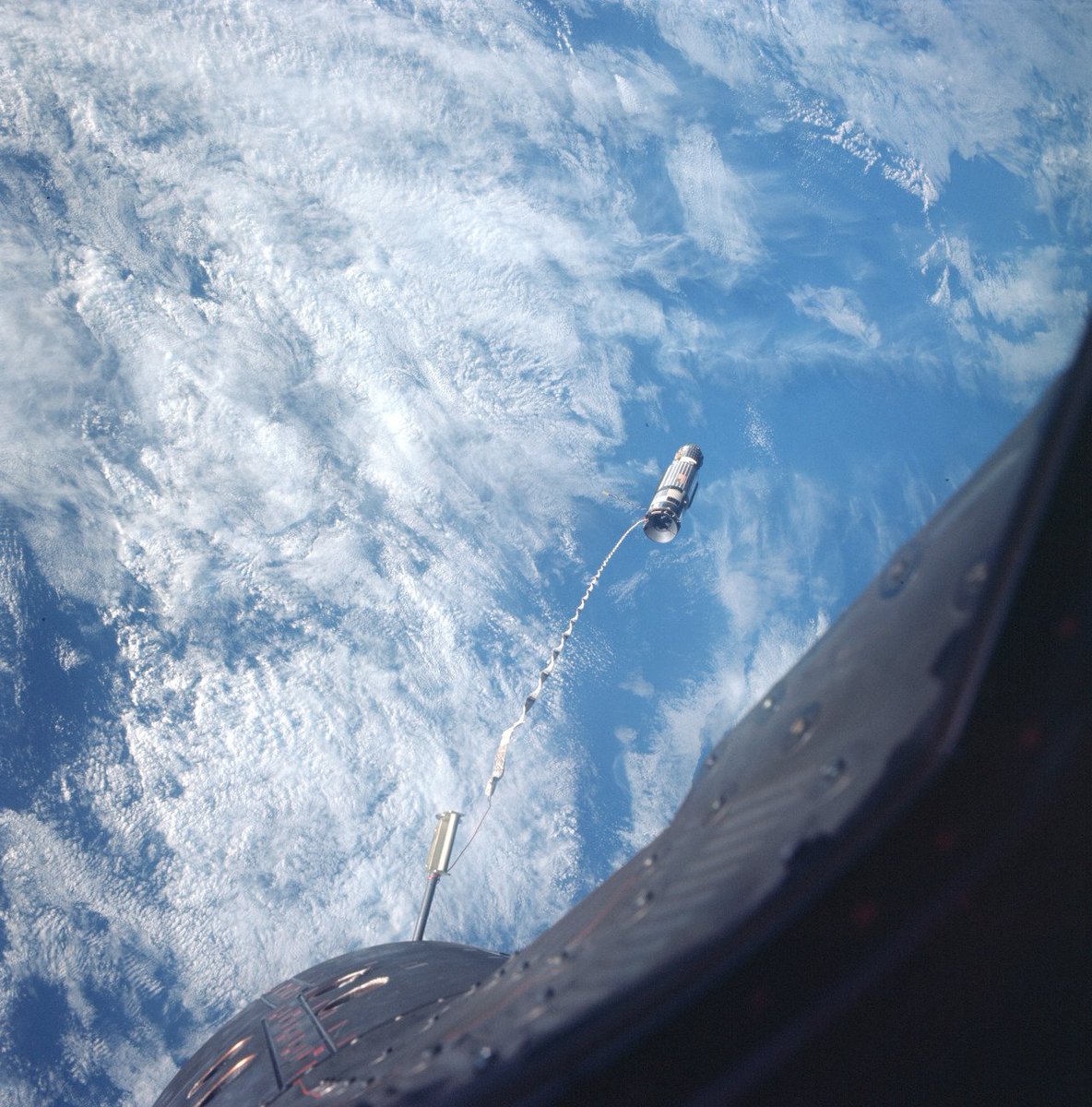 Spacescape__'s tweet photo. Scenes from Gemini 12 mission on November 13, 1966. https://t.co/4TQ5CIJ0LS