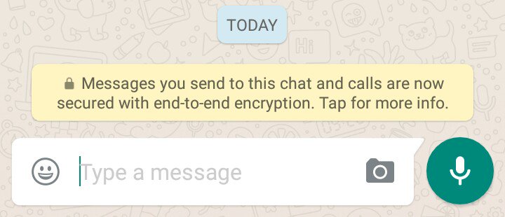 DicksonOtieno's tweet image. #WhatsApp enforces end to end encryption for all chats and calls. 

#whatsappencryption #encryption