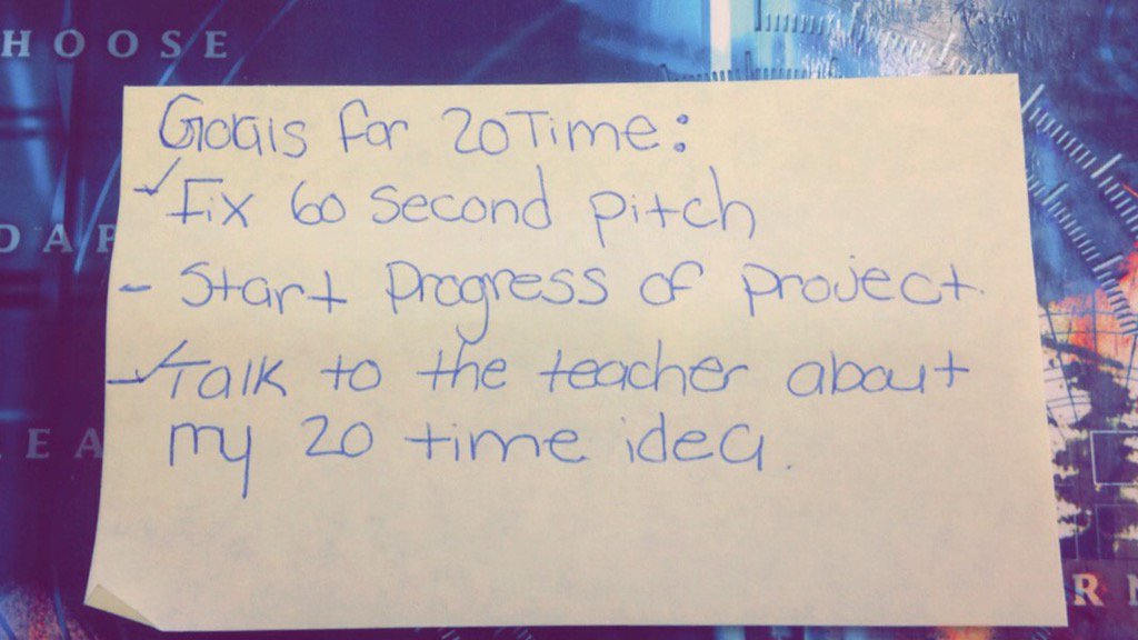Mss20Time's tweet photo. Goals for day 1  #20Time https://t.co/gW6GQNsXtO