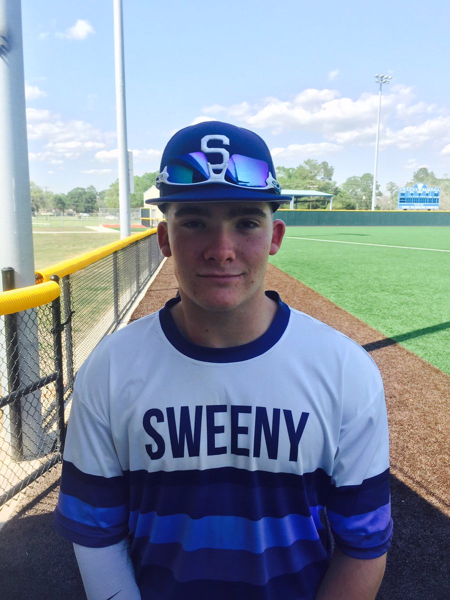 Congrats to 4A D-BAT HOTW - Hayden Fails, Sr, OF, Sweeny, 5-7, .714, 3 2B, 1 HR, 4 R, 7 RBI
<a href="/DBATSPORTS/">D-BAT Sports</a> #THSB