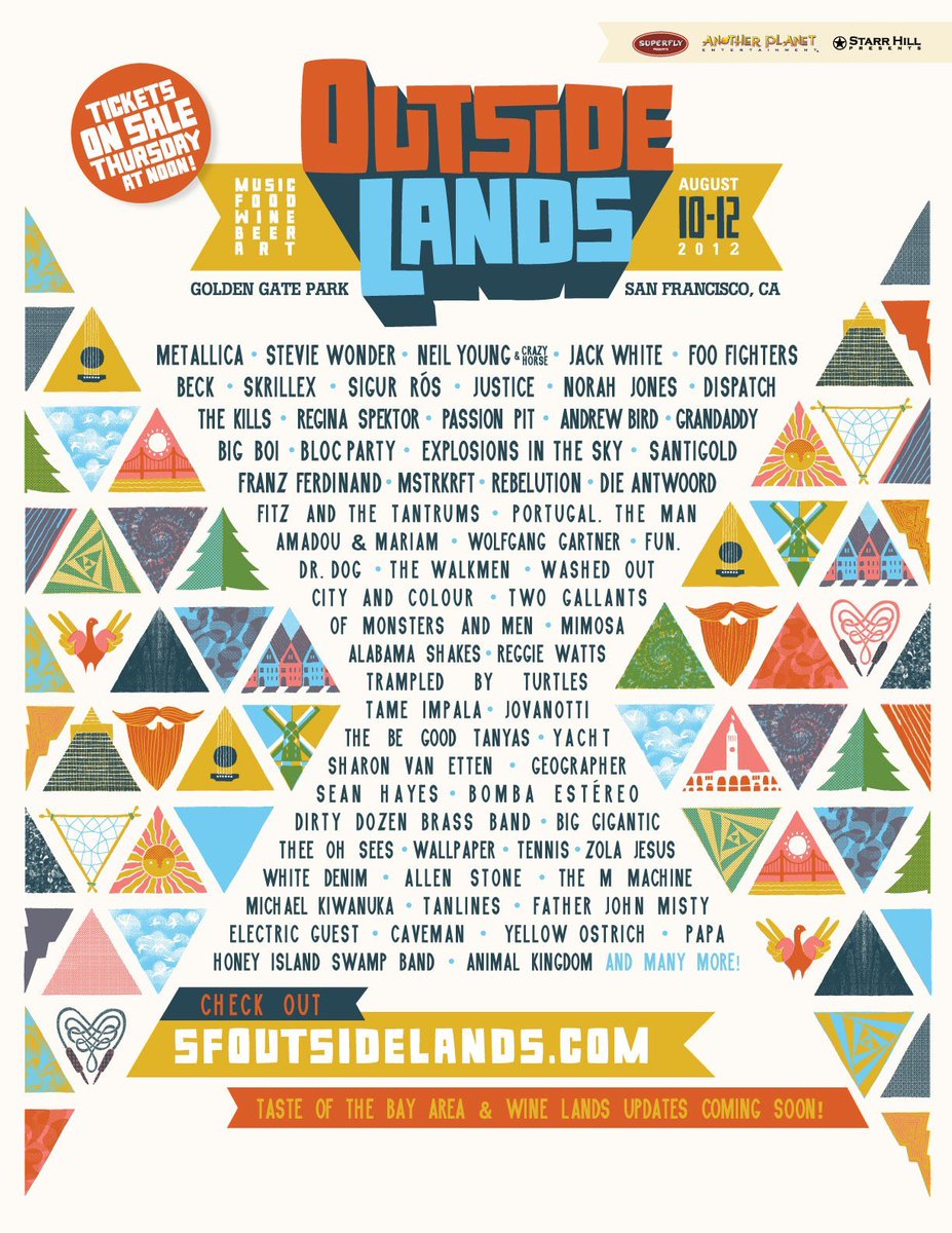 2012 <a href="/sfoutsidelands/">Outside Lands</a>=Killer weekend &amp; roadtrip. Even w/stitches. 💁🏻<a href="/ShaneSStewart/">Wino Rhino</a> <a href="/DawnsHopeAcres/">Dawn Wood</a> Lineups since=meh