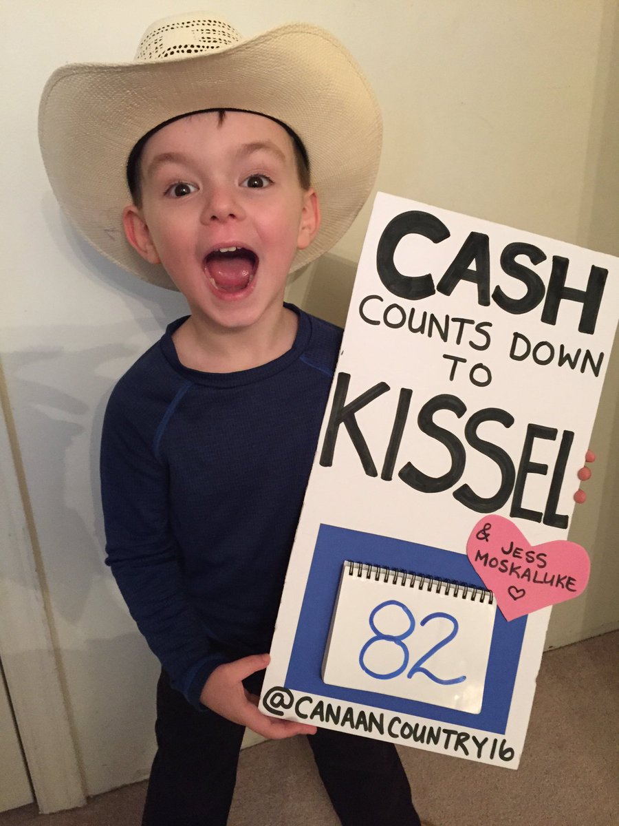 MommyStrow's tweet photo. Countdown starts Monday!! @BrettKissel @jessmoskaluke @canaancountry16  #minicowboy https://t.co/p7ZSCeIqnb