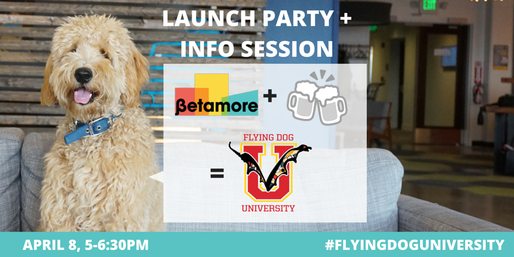 betamore's tweet photo. Plans this Friday? Join us for happy hour as we kick off #FlyingDogUniversity! 5-6:30PM https://t.co/RorOtA86V6 https://t.co/1sUzAjqH0K
