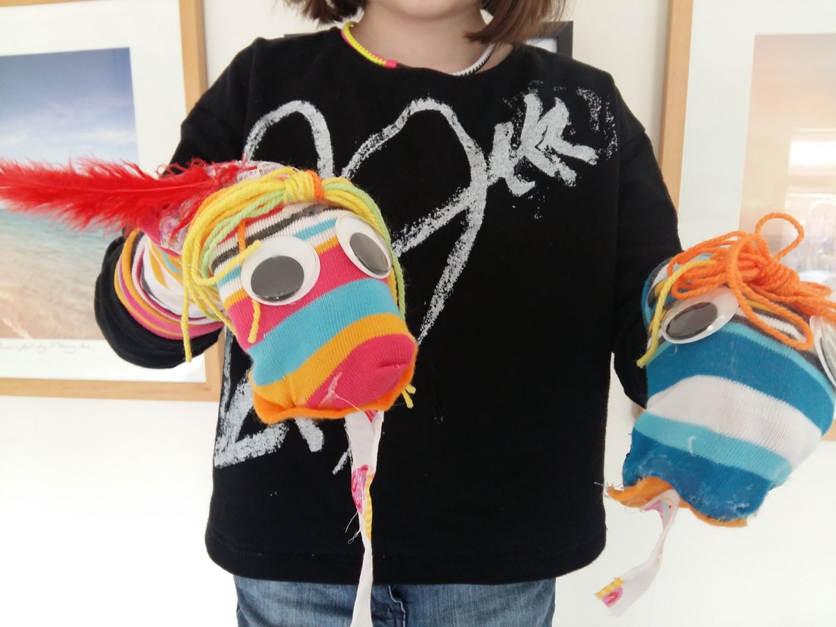 Silverbackcic's tweet photo. Sock Puppet making with @Silverbackcic Creative sessions @Eminportant https://t.co/HOln15vSkL