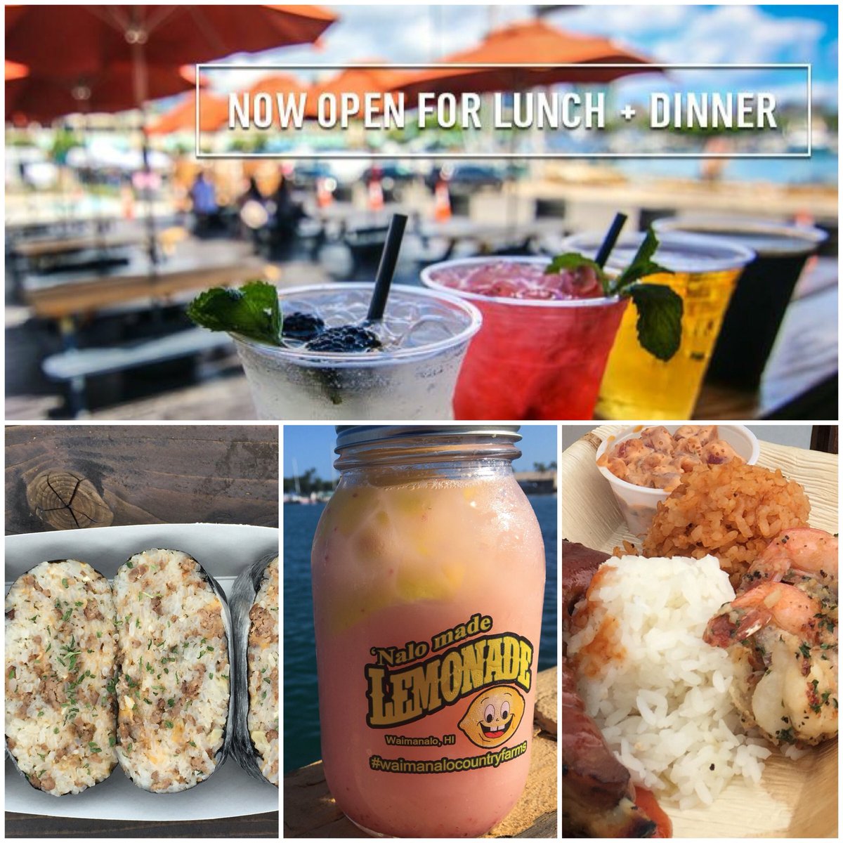 streetgrindz's tweet image. Waterfront views, free parking &amp;amp; ono #streetgrindz! Visit @makerstasters for lunch til 2:30p #makersandtasters