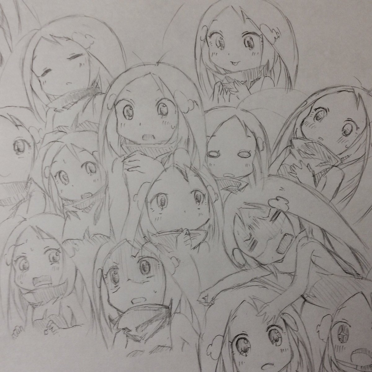ごきチャをいっぱい模写した私 