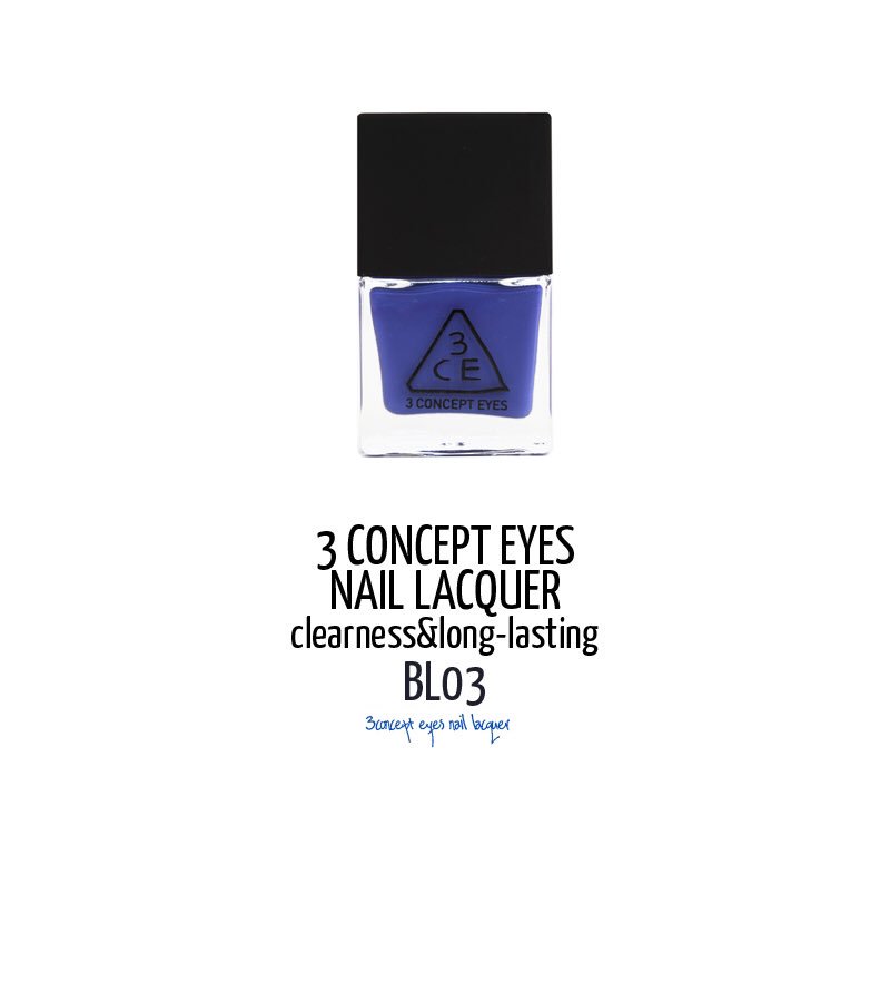 chillinshop's tweet photo. #chillnshopstore 
❉Please Retweet❉
» 3CE NAIL LACQUER #BL03
» ราคา 160 บาท https://t.co/DkjzR99Pu0