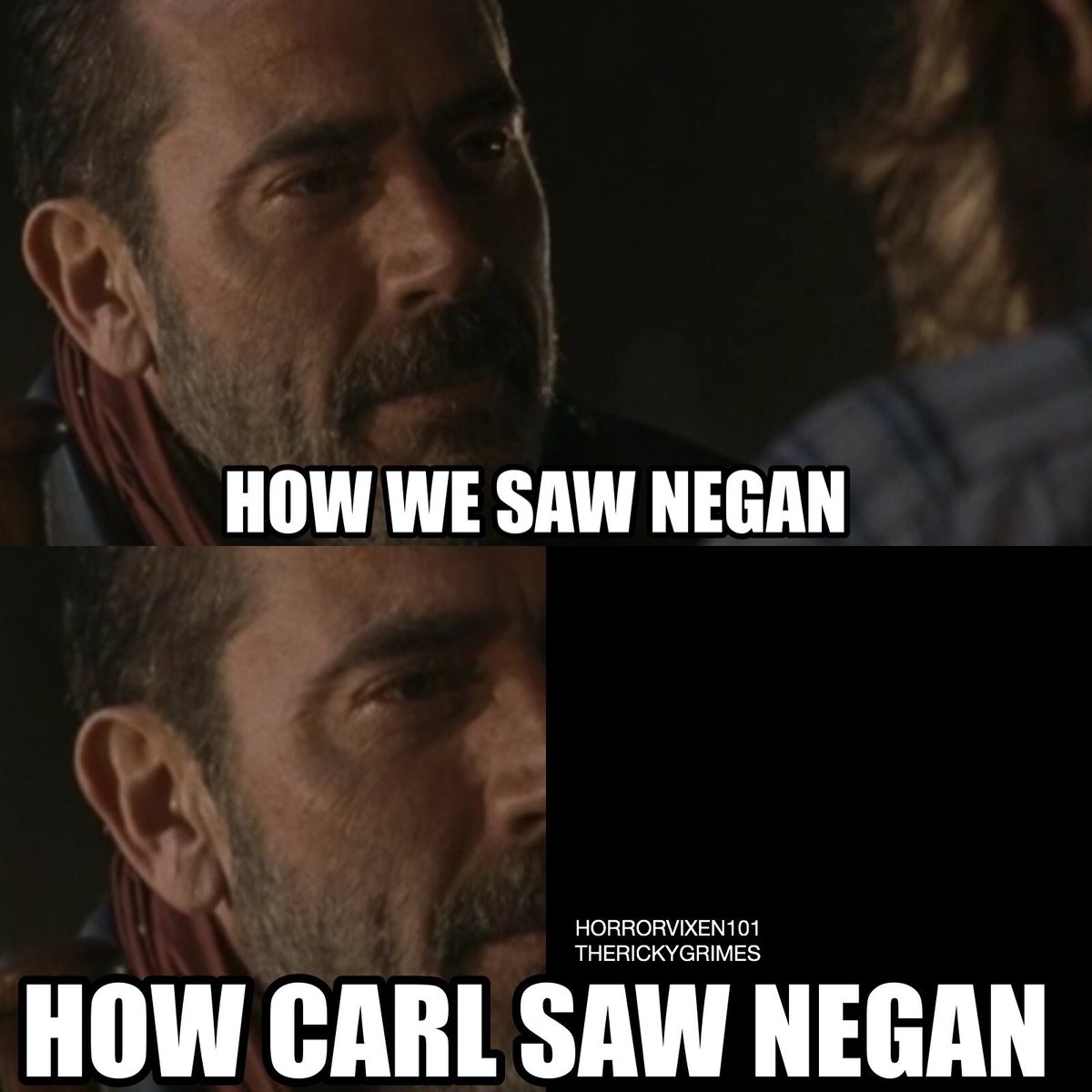 Horrorvixen101's tweet photo. #TheWalkingDeadSeasonFinale DAMN IT!! https://t.co/IBoi4BkD5W