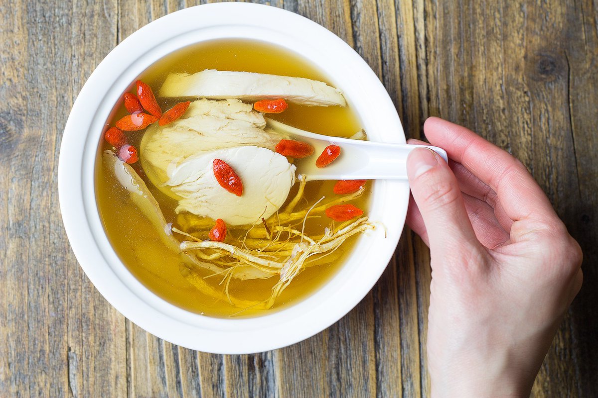 ekachai_uk's tweet photo. Try our limited edition, energy boosting Chicken Ginseng &amp; Goji Berry soup only in #SelfridgesKitchen @Selfridges https://t.co/a8HkIr1C8U