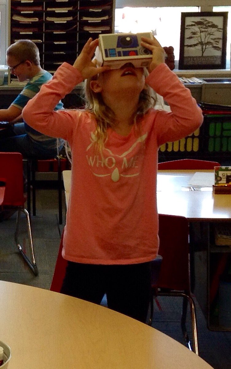 BHES_tech's tweet photo. @MissLambertBHES using @googlecardboard @ViewMaster @EdTechHeroes to engage her students with a virtual field trip! https://t.co/063OEDyFcV