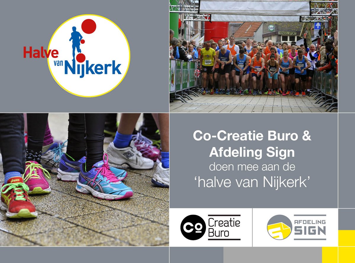 AfdelingSign's tweet image. Wij doen dit jaar weer mee aan de Halve van Nijkerk. Geef samen met ons alle deelnemers een steuntje in de rug.