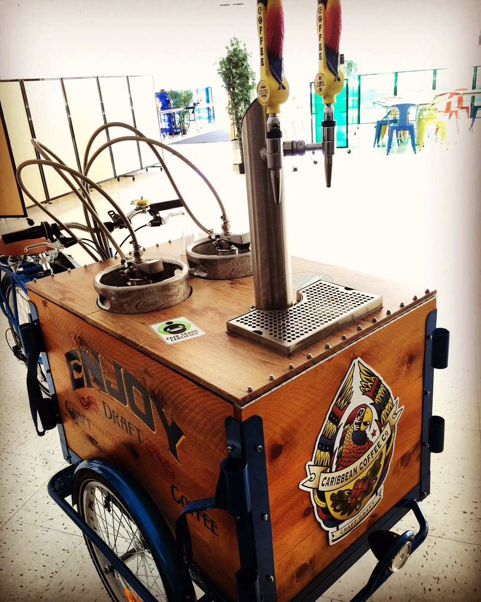 CraftDraftGNV's tweet photo. Our trike made a guest appearance at @CSNCFL this morning for a celebration. #CraftDraftGNV #nitrocoffee https://t.co/Hqmicu5HQP