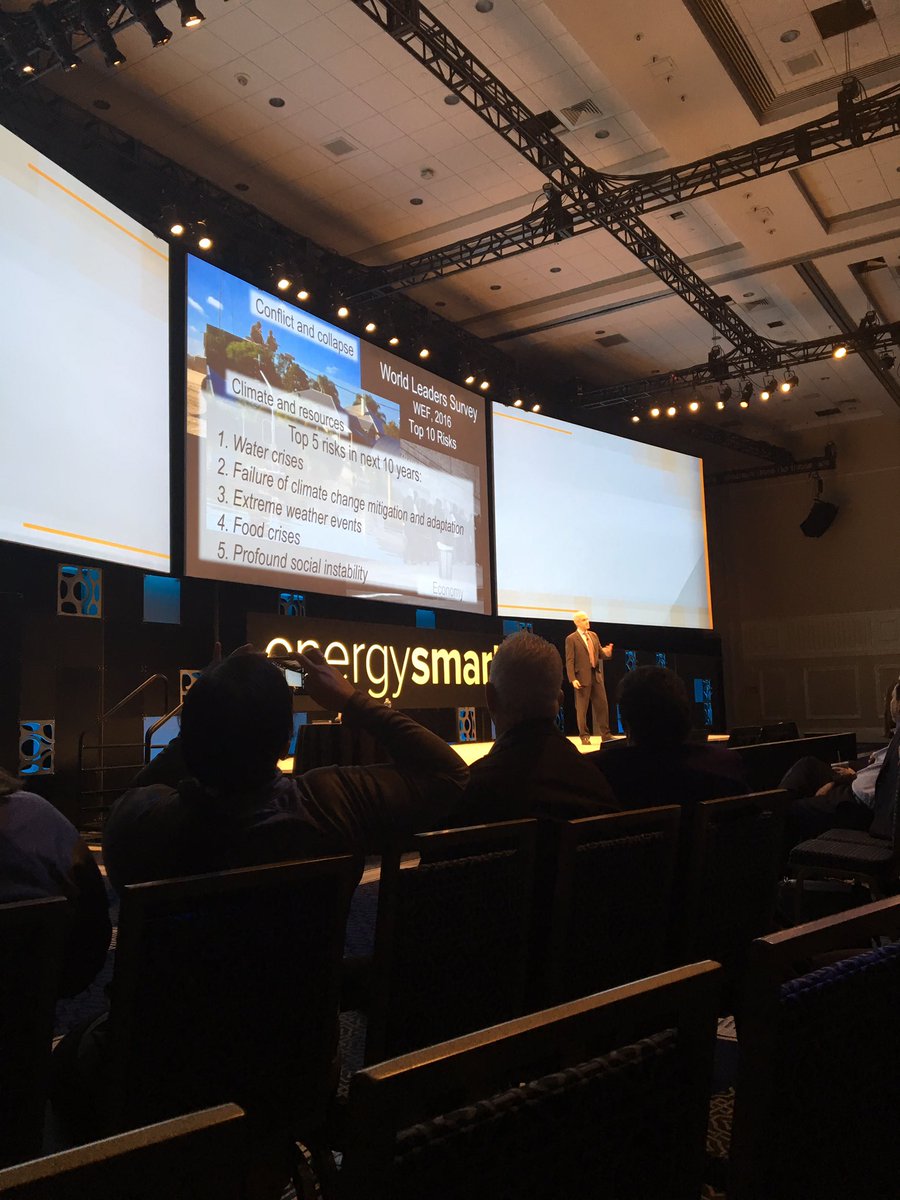 amc_squared's tweet photo. If you ask the world leaders - climate and resources are the top 5 #EnergySMART16 https://t.co/qlynXyI1W5