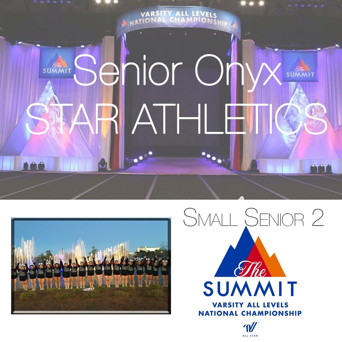 STAR_TeamStar's tweet photo. They did it!! Congrats @SeniorOnyx ⚫️ #TheSummit16 https://t.co/UM0ypeAIlO