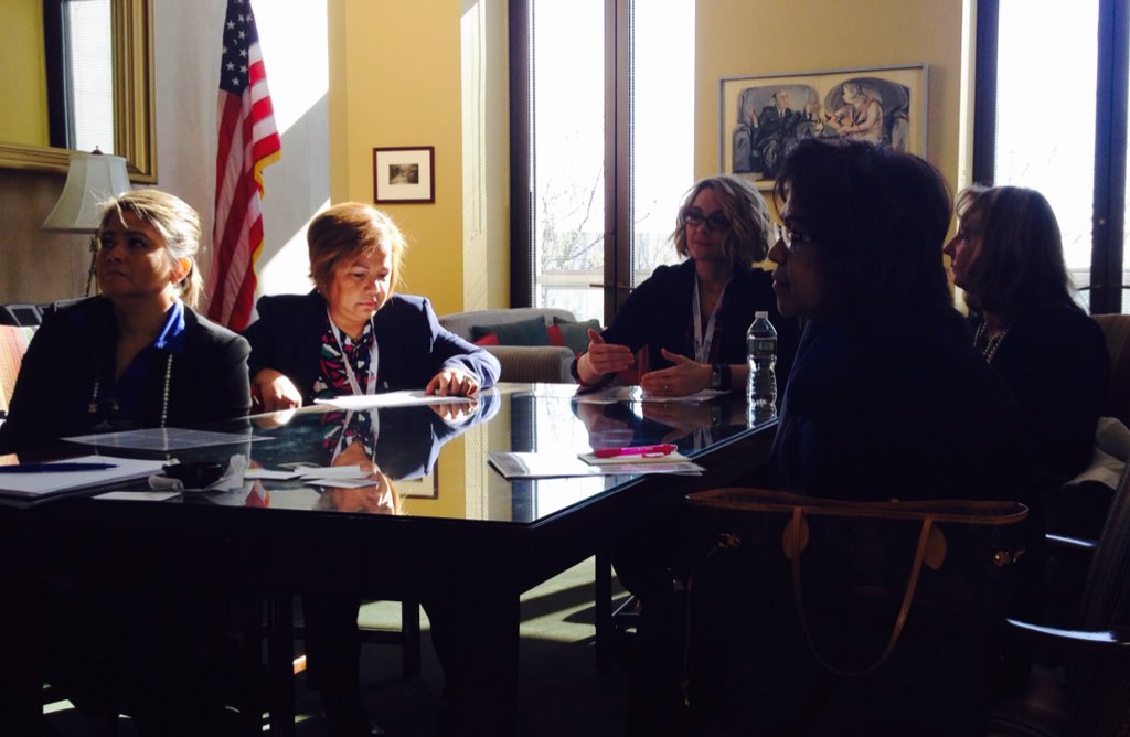 ILHomeCare's tweet photo. #IHHC members meeting with @SenatorDurbin staff. Thank you for your support! https://t.co/zsKAC1cBba
