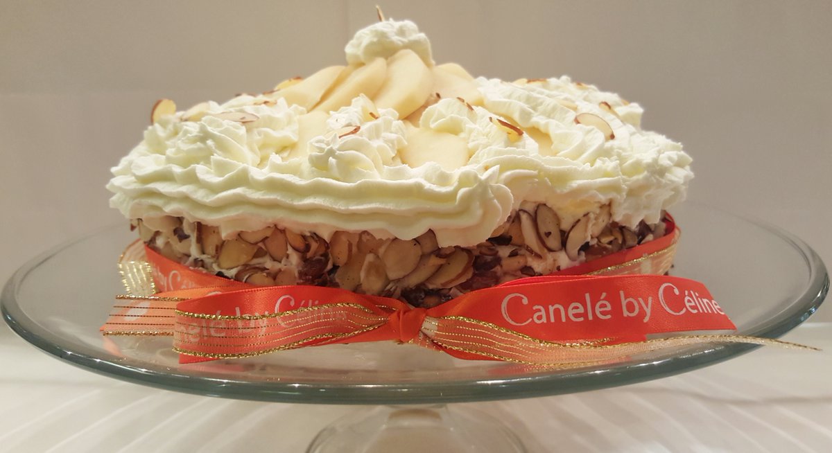 CanelebyCeline's tweet image. The cake of the week is..Pears Cake!It is so yummy and available in store! #pears #springcake #canelébycéline #nyc
