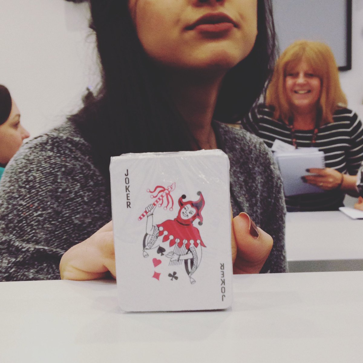 tomasbinns92's tweet photo. Angela sneaking about the conference. #datcon2016 https://t.co/J9z7nKG6jD