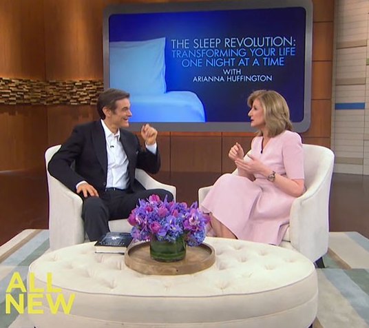 Join <a href="/ariannahuff/">Arianna Huffington</a> and me today as we team up to fix America's sleep crisis: bit.ly/1MQ0X9F #SleepRevolution