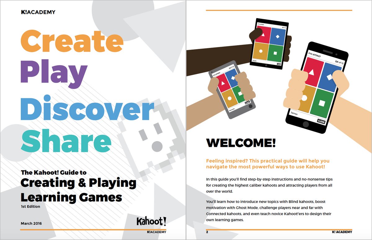 Kahoot's tweet photo. Proving popular! A guide to help you navigate the most powerful ways to use Kahoot! PDF file https://t.co/1d6Pe3VHYG https://t.co/evUq0wFIjf