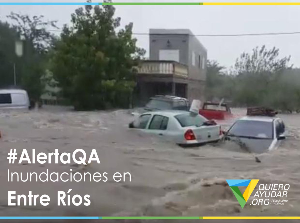 QAorg's tweet photo. #AlertaQA Nos solidarizamos con las +600 personas evacuadas en Entre Ríos https://t.co/hDgun1dKZS
