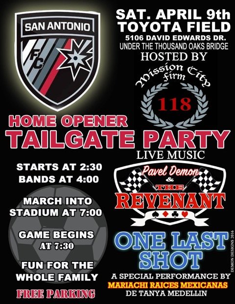 ALinfierno_SATX's tweet photo. Pumped 4 the home opener this Saturday but got even more pumped hearing the @SanAntonioFC commercia this am on @KXTN https://t.co/mZHga0hq4Z