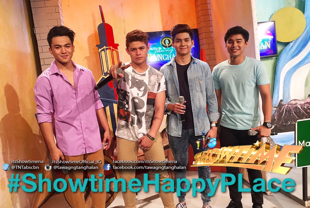VhinCes's tweet photo. Happy place eto esp with the kilig ambassadors Hashtags!
@itsShowtimena @itsShowtimeOFC 
#ShowtimeHappyPLace https://t.co/kCpuJ3P3ag