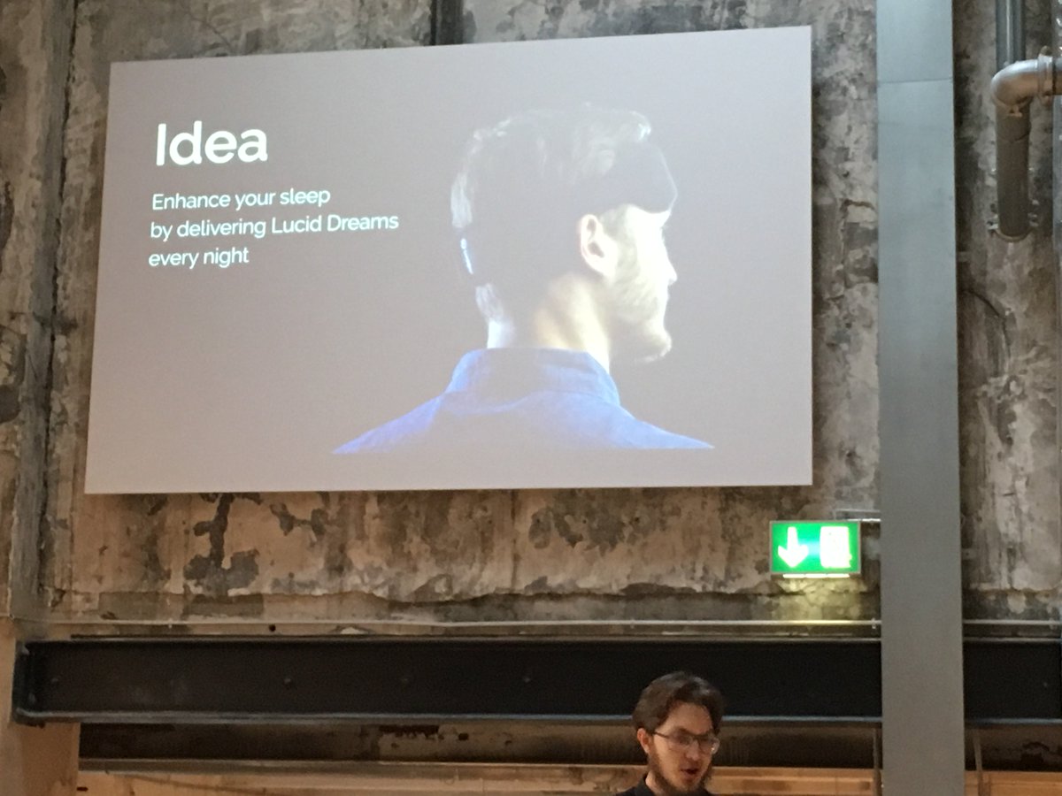 uniquejosh's tweet photo. This is the most daring idea I have heard. Lucid helps you to create dreams. Remember inception? #iot #LaunchPadTLN https://t.co/rcirEqkrQC