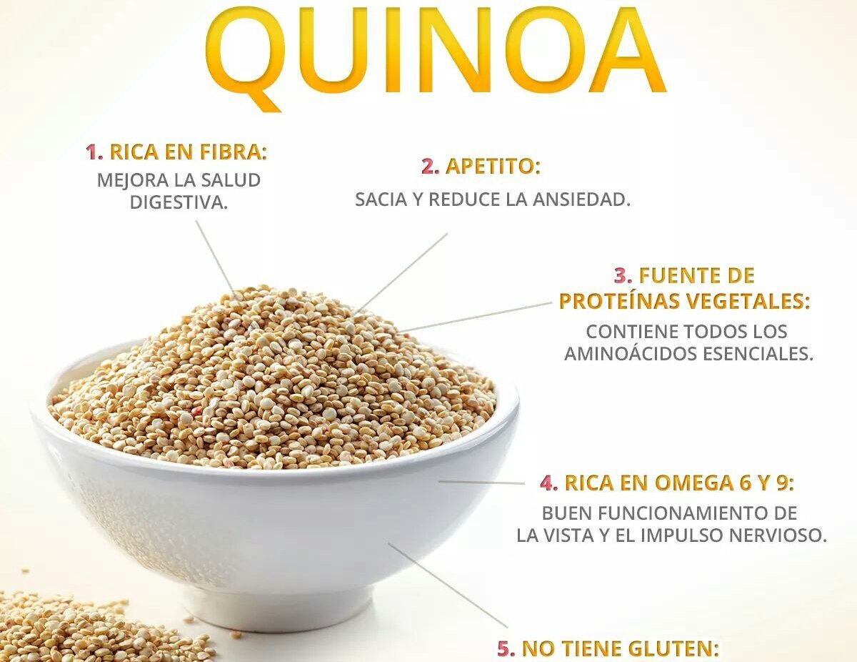 NutriproJaen's tweet photo. LA QUINOA: BENEFICIOS, USOS Y PROPIEDADES.

Descubre el "Grano madre Inca". Te sorprenderá todo lo que le rodea. 🍴🍚💪 https://t.co/Su1LgSKRM0