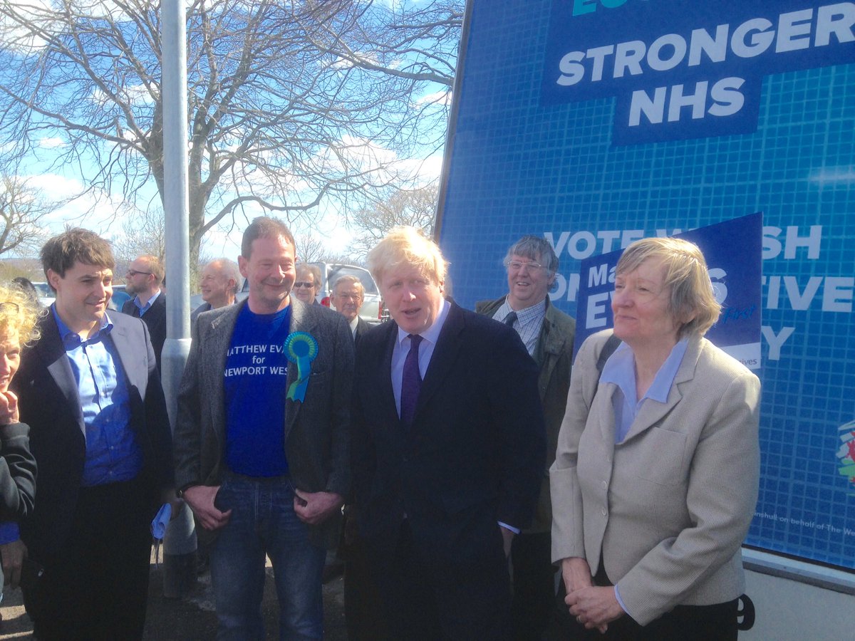 MonmouthshireCA's tweet image. Great to be out on the #Senedd16 campaign trail with @BorisJohnson &amp;amp; @AndrewRTDavies in Newport. #SecuringRealChange