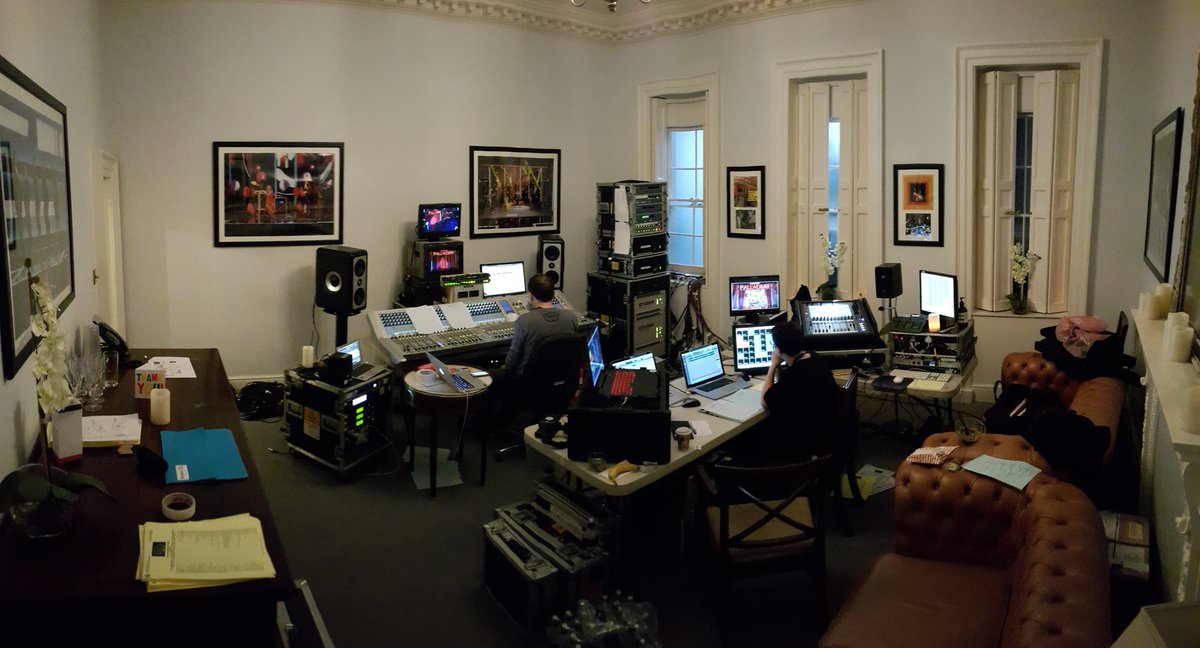 TakingTheMixLtd's tweet photo. Home sweet home! The beautiful Argyle Suite at the London Palladium this week. @StuderAudio @AvidProTools @RME_News https://t.co/PU2WIA1Bbo