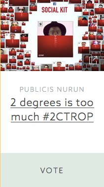 NurunParis's tweet photo. Vote for our campaign @WWFFrance #2CTROP nominee @TheWebbyAwards! https://t.co/LTtblBnspu https://t.co/8L1KTqrXsb