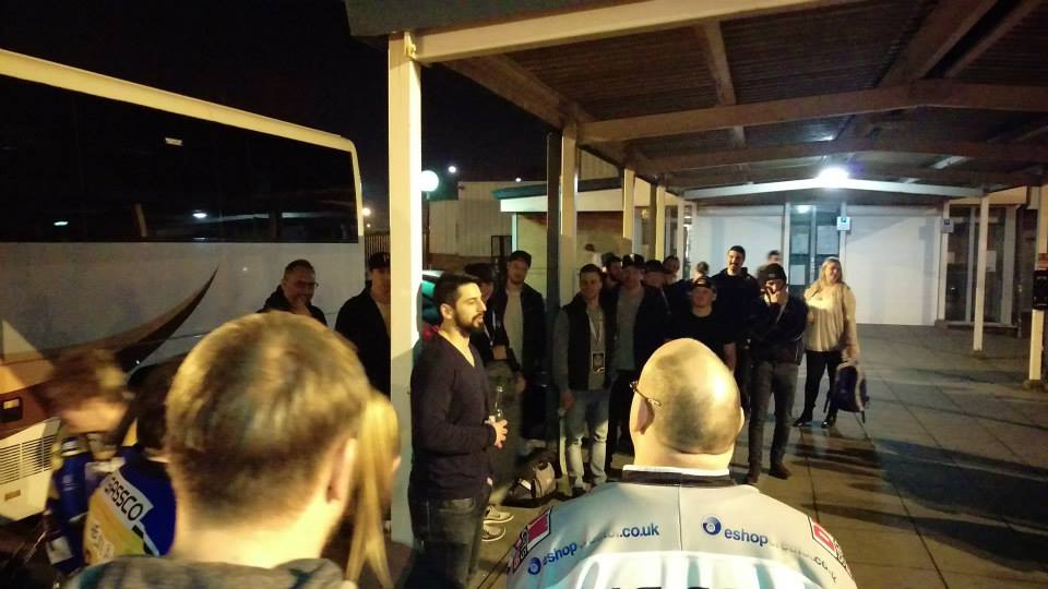ON THIS DAY (2015): The team were welcomed back to Hull where Omar Pacha and Matty Davies spoke to the crowd. #POFW