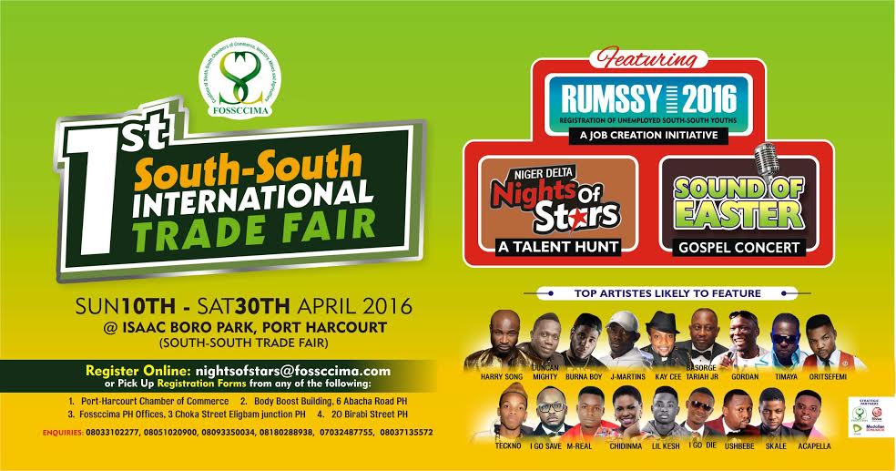 TheNerveAfrica's tweet photo. 1st South-South
International Trade fair holds from 10th-30th at the Isaac boro park
#FOSSCCIMA_Live
@Fossccima_Info https://t.co/O0ku552fcM