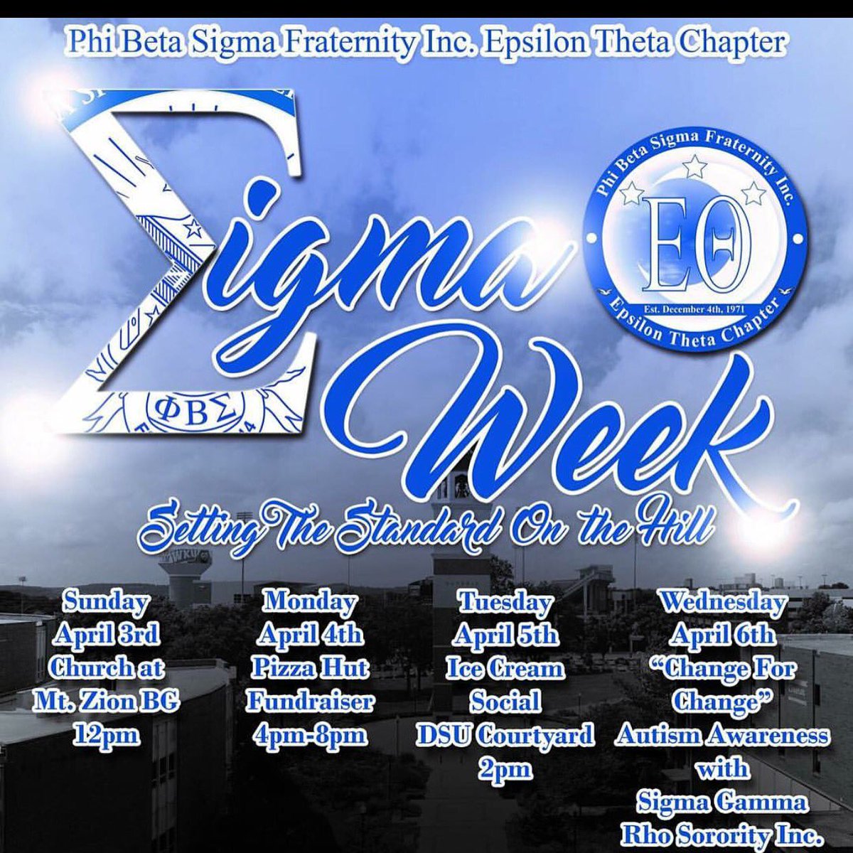 Don't miss out on our Ice Cream Social WKU today at 2 pm