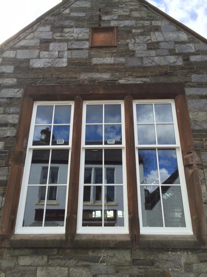 The Waverley Hall #Creetown has new windows! #communityregeneration #villagehallrefurbishment @DGWGO