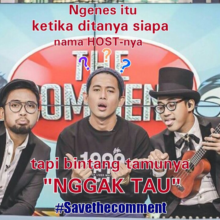 jesicha_massi's tweet image. Cuma disini bintang tamunya udah di kasih tau nama hostnya tapi tetep aja lupa.. @TheComment_NET #savethecomment
