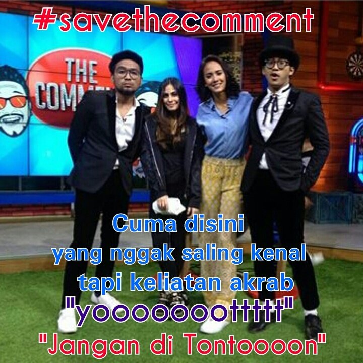 jesicha_massi's tweet image. Cuma @TheComment_NET yang bisa gitu.. #savethecomment