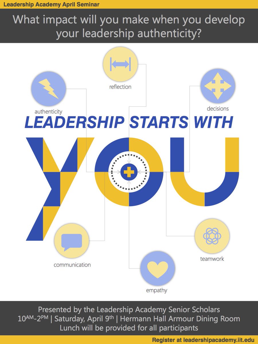 IITLeadershipAc's tweet photo. Enjoyed our last Seminar? Sign up for the next one presented by our senior scholars! 
https://t.co/PMXPhNC0lK https://t.co/qFw49eCWOP