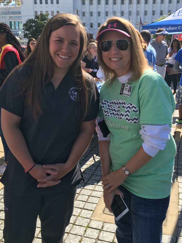 kathidcarr's tweet photo. Kaitlyn Tatum, JSCC with @kmfrench_ #asccday2016 @jeffstate https://t.co/nQV0x5hZud