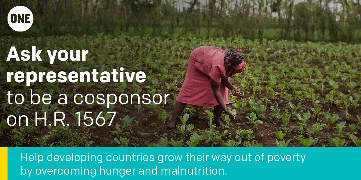 ONECampaign's tweet photo. Please call your Rep in Congress TODAY at 1-888-213-2881 and urge them to cosponsor the Global Food Security Act! https://t.co/JlmL4LsQC5