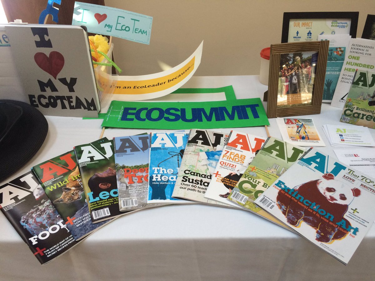 AlternativesJ's tweet photo. We're at the #EcoSummit at the @KortrightCentre to talk about green social media and blogs with @ON_EcoSchools https://t.co/E8hfGYBKRq