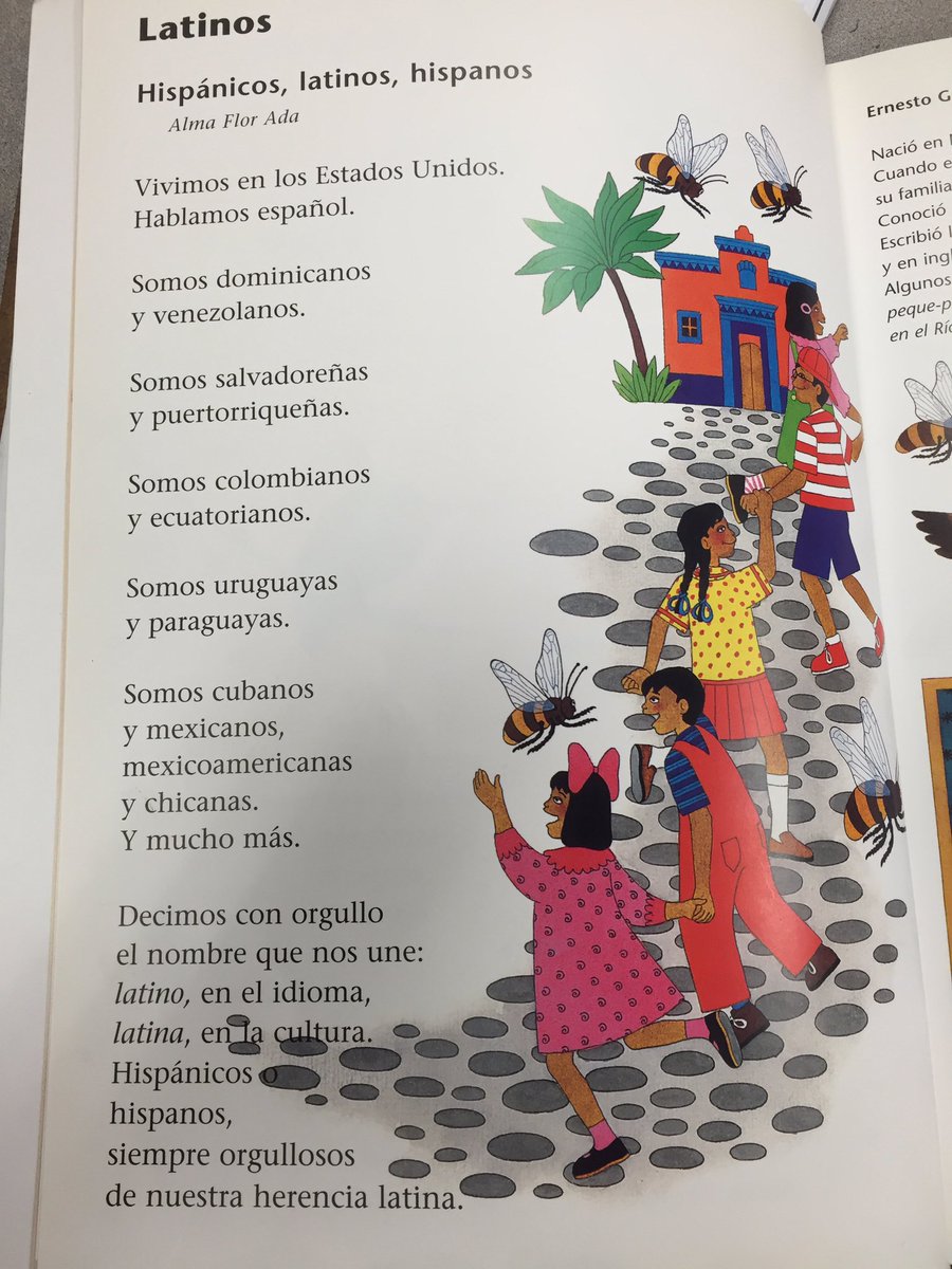 EPSDLHC's tweet photo. Celebrate #April #poetrymonth  @almaflorada Muchas gracias! #Latinos #Hispanos https://t.co/JwFcxQaWIc