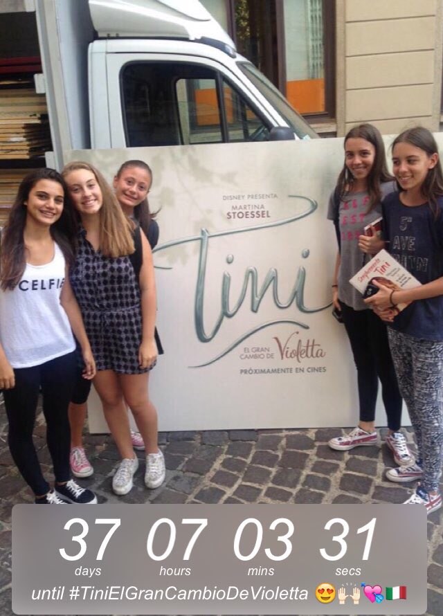 Tinimirealidad's tweet photo. Solo 37 días Para #TiniElGranCambioDeVioletta en italiaa 😱😍🙌🏻💥🇮🇹 @TiniStoessel https://t.co/4A7HkLmN2E