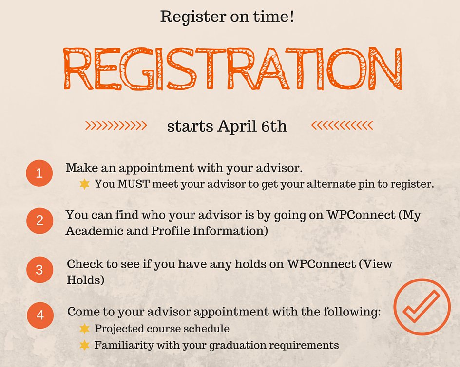 AdvisementWP's tweet photo. Watch a video to familiarize yourself on "How to Register" and be prepared! https://t.co/VCUM5OKK53 https://t.co/SgX38gvIpK