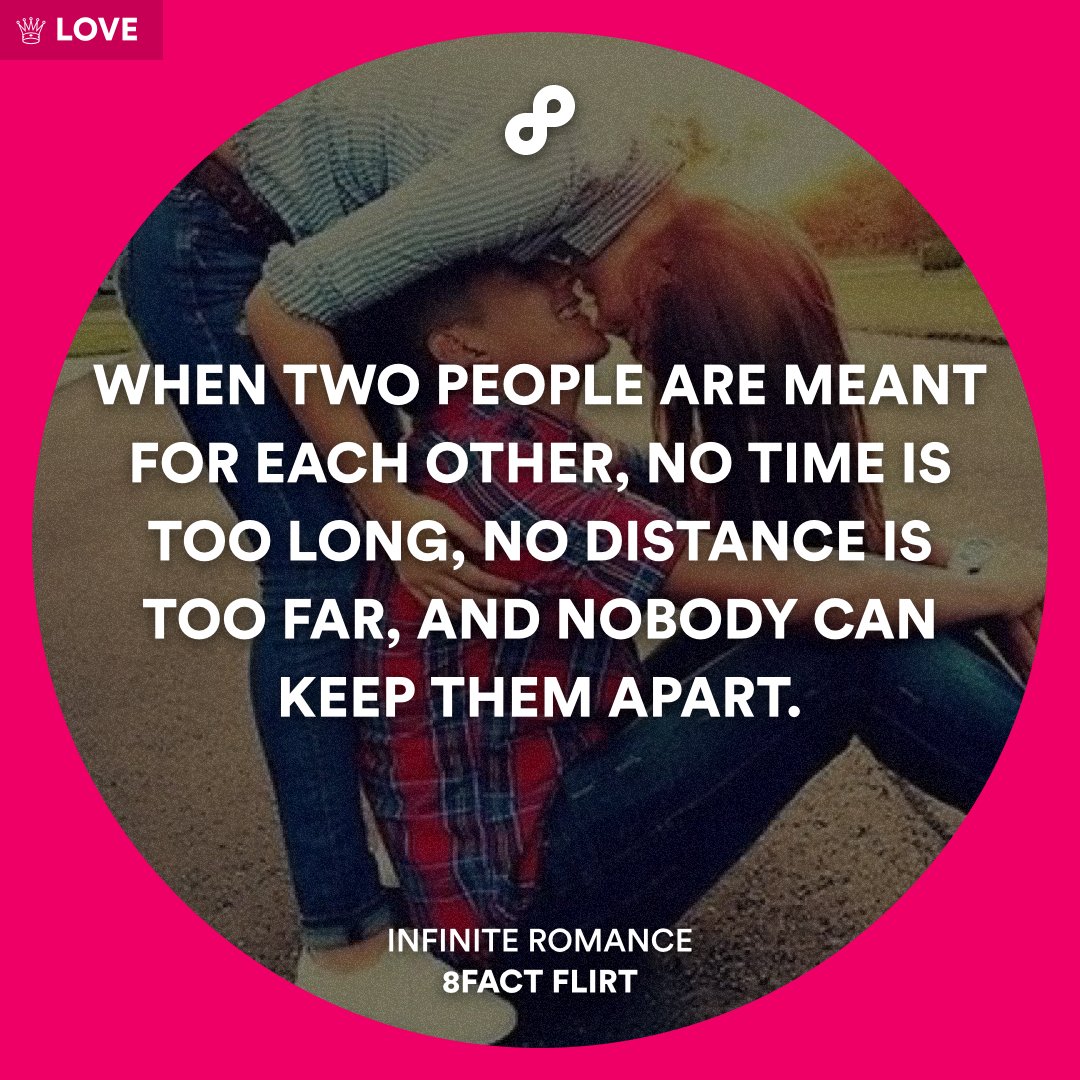 flirtory's tweet photo. We're meant for each other. #8factflirt #love #relationship #romance https://t.co/duVtJY2NXF