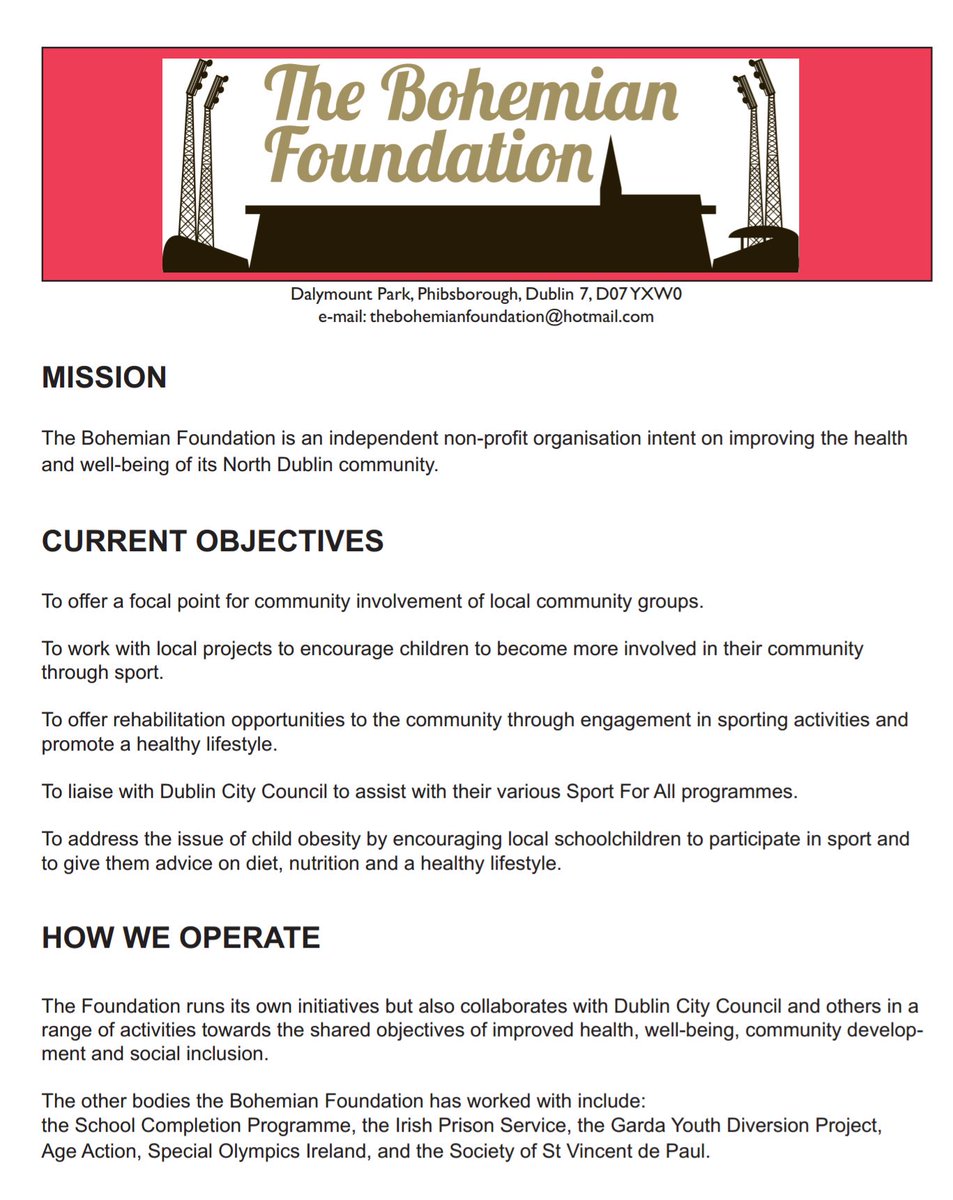 BohsFoundation's tweet photo. Want to know more about The Bohemian Foundation? Here's some basic info on who we are &amp; how you can get involved. https://t.co/6aNUpjBktm