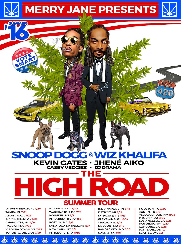 TaylorGang's tweet image. Pre-sale tickets are now available!! Use offer code MERRYJANE
smarturl.it/thehighroadtour